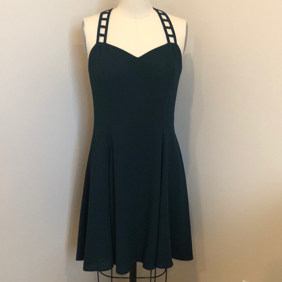 CDC Dresses & Skirts - CDC Evening Fit and Flare Sweetheart Green Dress